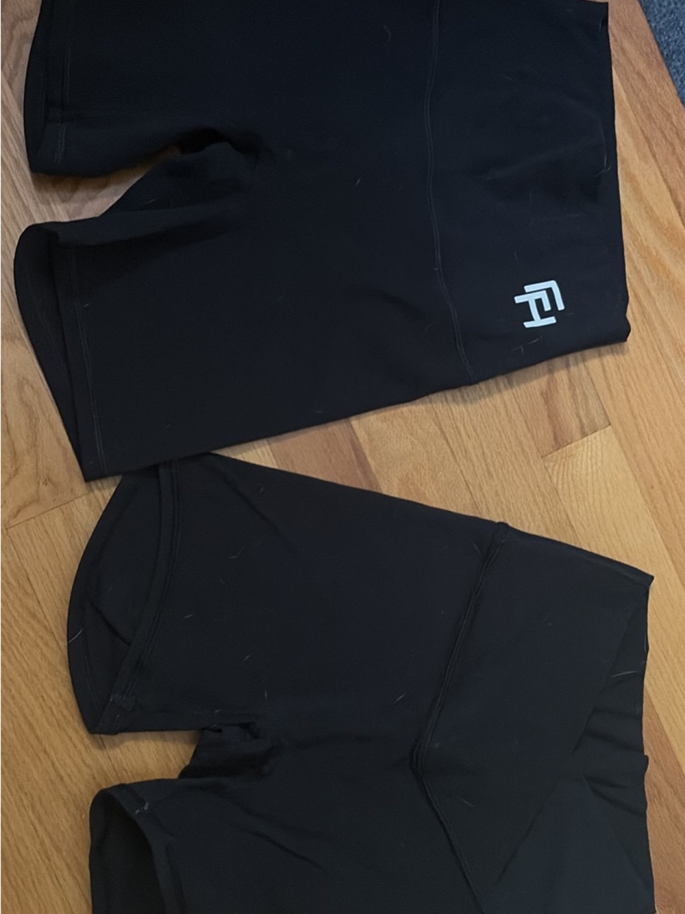 2 pair of Black Performance Shorts